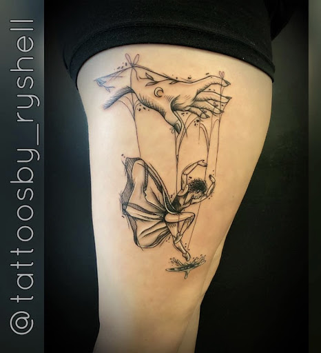 Explore 2024 tattoos ideas, creative tattoo ideas in Hayesville, available at The Upper Room Tat2 Parlor