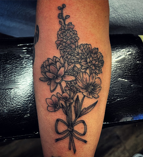 Explore cute boyfriend name tattoo ideas, creative tattoo ideas in Madera, available at Sea Wolf Tattoo