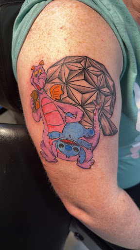 Explore lion tattoo ideas for guys, creative tattoo ideas in Ocoee, available at Slaughterized Ink Tattoo and Piercing Studio