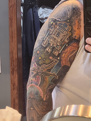 Explore landscape tattoo ideas, creative tattoo ideas in New Preston Marble Dale, available at Mammoth Ink Tattoo