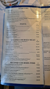 Menu du Cecco à Milan
