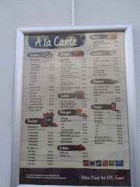 Kentucky Fried Chicken à Schweinfurt menu