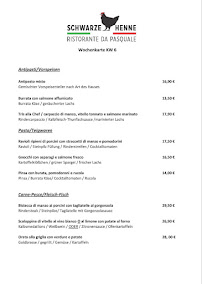 Menu du Restaurant Schwarze Henne (Inh. Pasquale Canonico) à Ulm