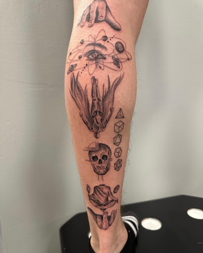 Explore three friends tattoo ideas, creative tattoo ideas in Edison, available at Tattoo Asylum