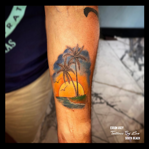 Explore lower arm sleeve tattoo ideas, creative tattoo ideas in Miami Beach, available at Tattoos by Lou Miami - South Beach