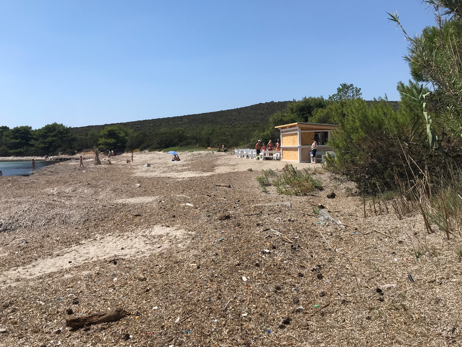Przine beach'in fotoğrafı imkanlar alanı