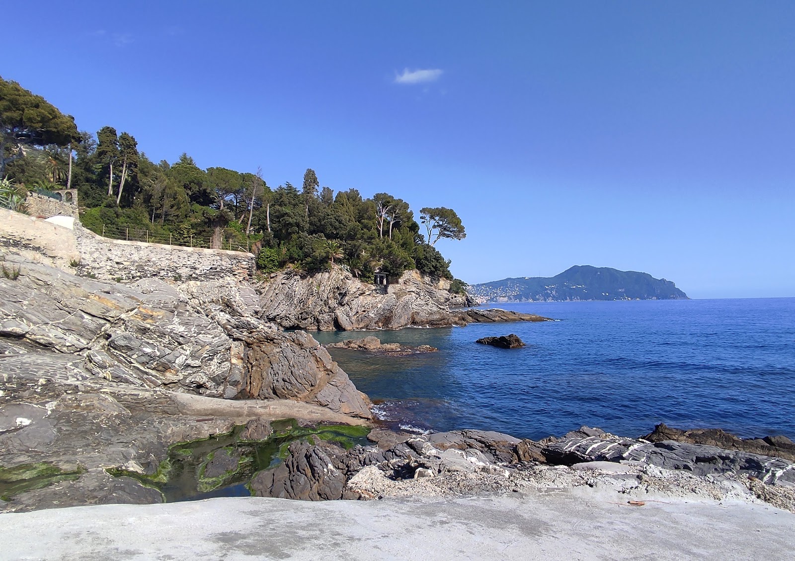 Fotografija Spiaggia Scogliera di Pontetto z ravna obala