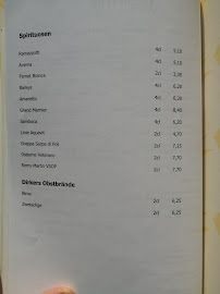 Restaurant Siesmayer à Frankfurt (la carte)