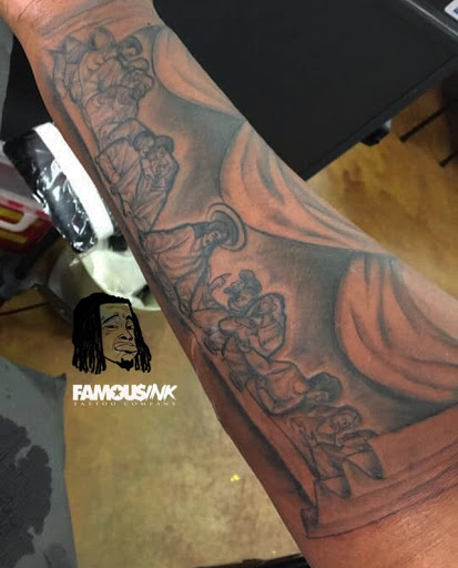 Explore father and sons tattoo ideas, creative tattoo ideas in Hammond, available at Famous Ink, Inc.