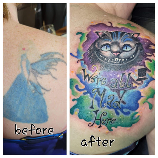 Explore daughter tattoo ideas for men, creative tattoo ideas in Angola, available at Hoodlum Ink