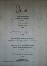 Osteria Mercato à Stresa menu