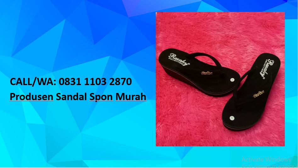 CALLWA 0831 1103 2870 Pabrik Sandal Spons Di Denpasar