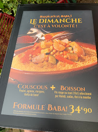 BAKHCHICH, BABA ! à Annecy menu