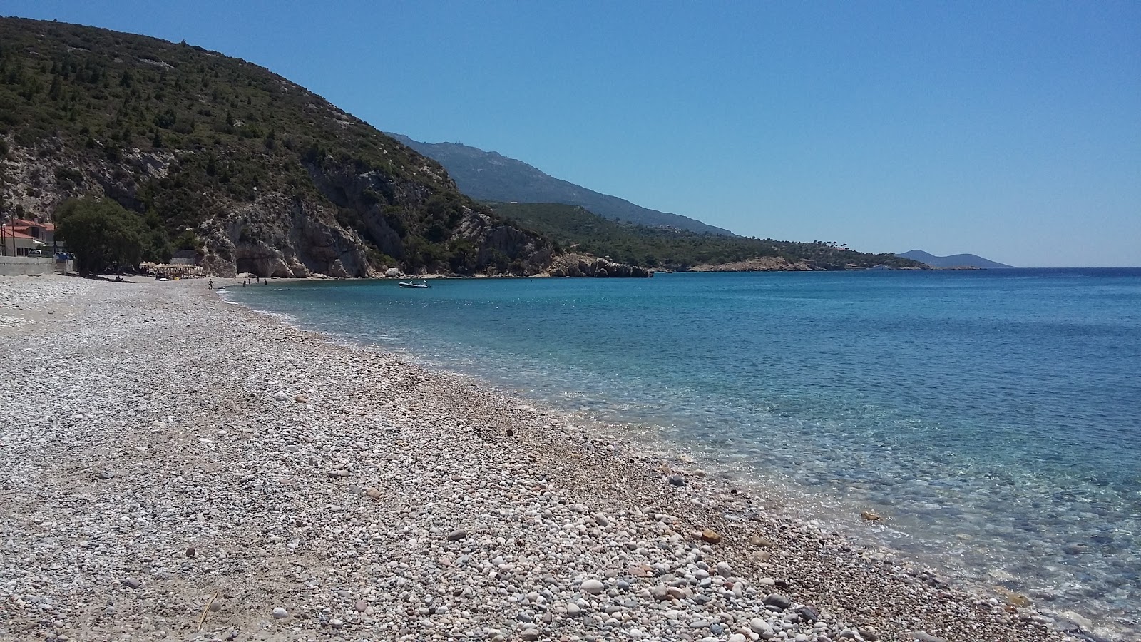 Balos beach的照片 带有蓝色纯水表面