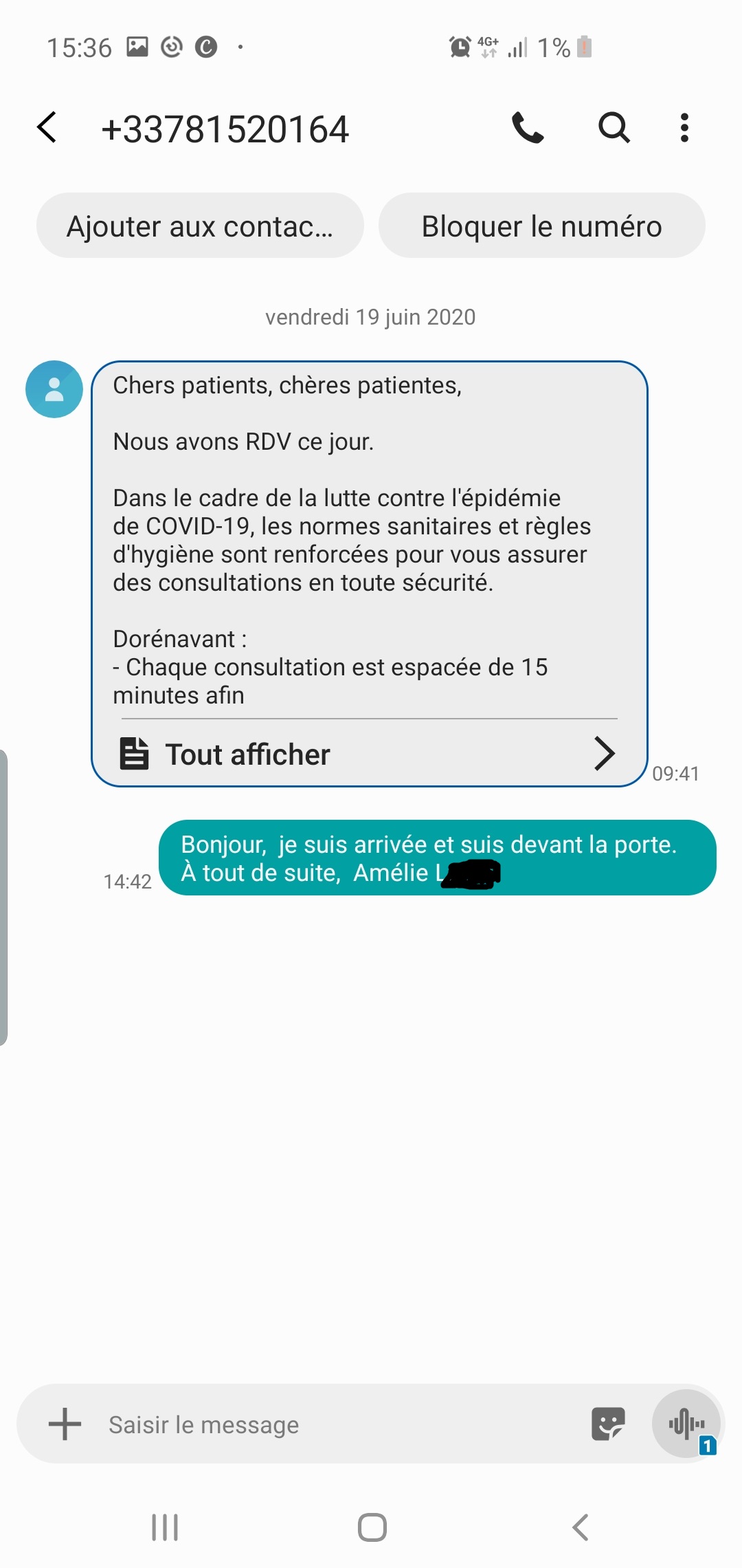 Photo n° 2 de l'avis de Amélie. fait le 19/06/2020 à 16:02