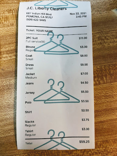 Dry Cleaner «Liberty Cleaners», reviews and photos, 687 Indian Hill Blvd, Pomona, CA 91767, USA