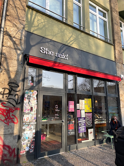 She said
