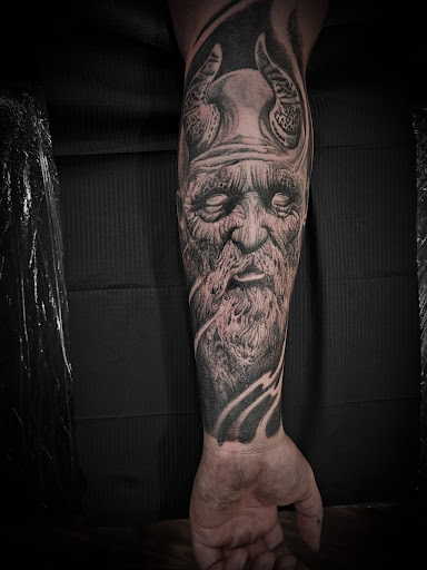 Explore tribal back tattoo ideas, creative tattoo ideas in Sheridan, available at BlackbearInk Studio LLC