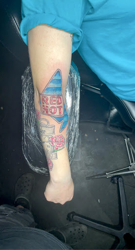 Explore couple name tattoo ideas, creative tattoo ideas in Meridian, available at Creative Pain Tattoo Studio