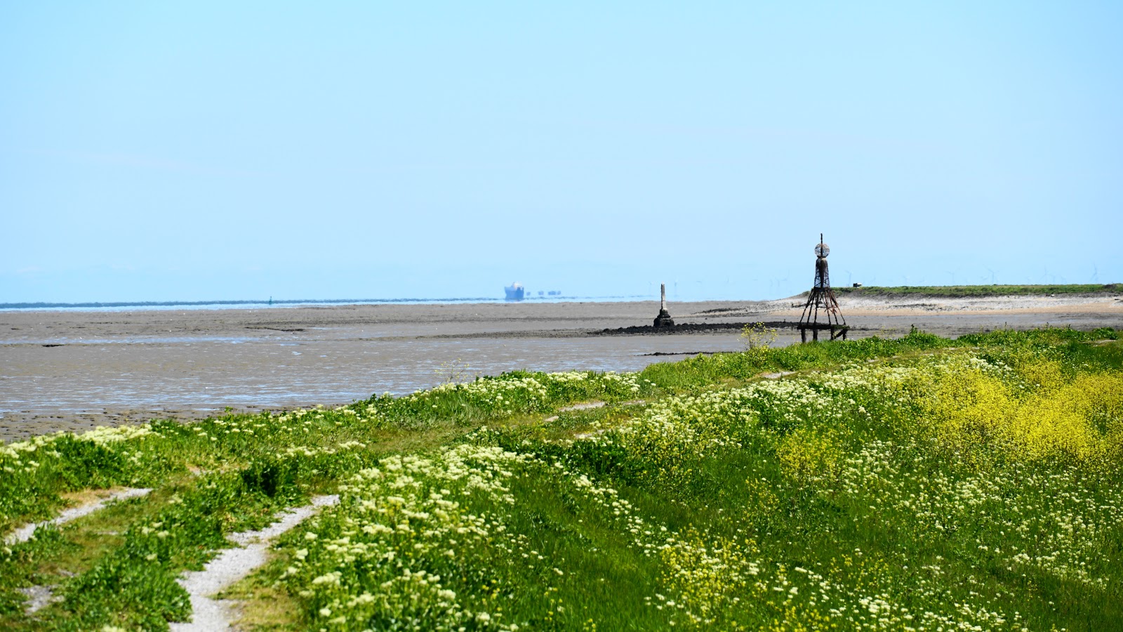 Foto van Yantlet Strand gelegen in een natuurlijk gebied