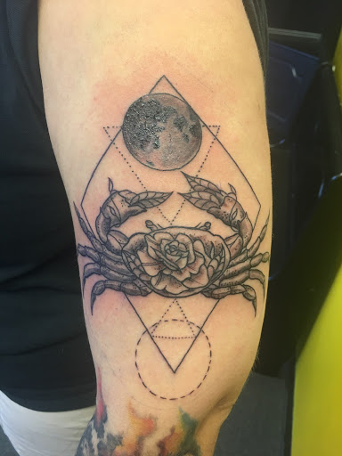 Explore family tree sleeve tattoo ideas, creative tattoo ideas in Middlefield, available at Connecticut Ink LLC