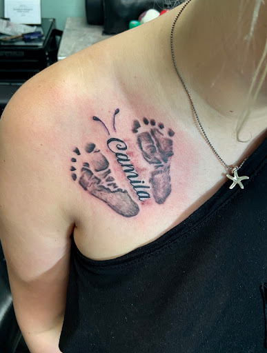 Explore angel numbers tattoo ideas, creative tattoo ideas in Meridian, available at Creative Pain Tattoo Studio