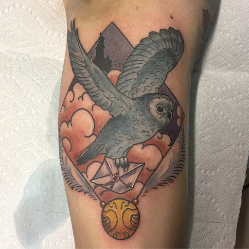 Explore buffalo bills tattoo ideas, creative tattoo ideas in Stratford, available at Forest To Shore Gallery