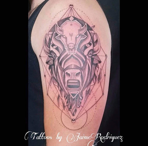 Explore cowgirl tattoo ideas, creative tattoo ideas in Forney, available at Supernatural Tattoo Studio