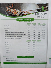 Menu du Mr Duck To Go à Salzkotten