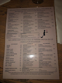 La Cantine Bretonne à Paris menu