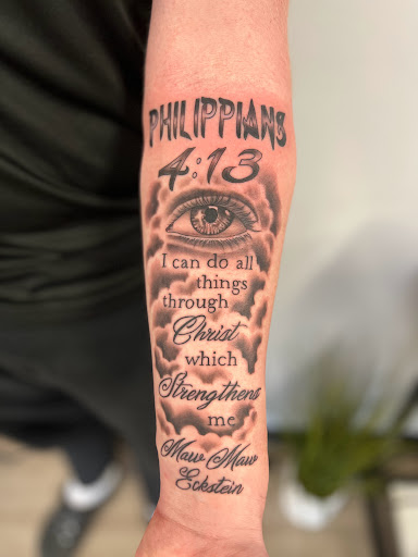 Explore april birth tattoo ideas, creative tattoo ideas in Columbus, available at Hidden Path Tattoo