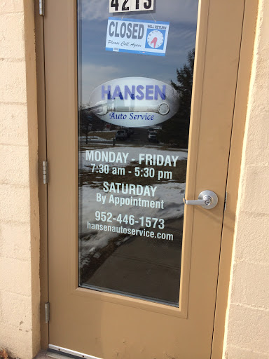 Auto Repair Shop «Hansen Auto Service», reviews and photos, 4213 Steiner St, St Bonifacius, MN 55375, USA