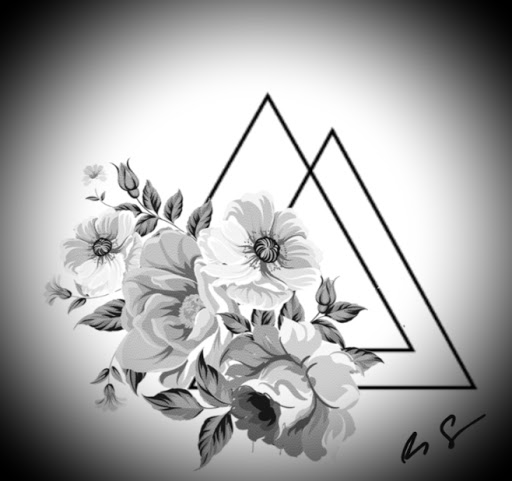 Explore shoulder flower tattoo ideas, creative tattoo ideas in Laurel, available at Ambitious Creations Tattoo and Piercing Studio