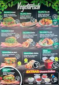 Menu du Bistro Mola Chicken Gemüse Kebap und Fisch Gerichte à Berlin