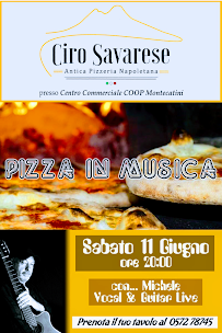 Pizzeria Ciro Savarese Montecatini-Terme à Massa e Cozzile (le menu)