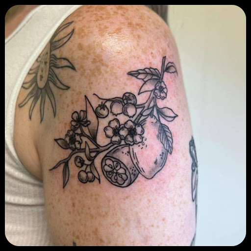 Explore life and death sleeve tattoo ideas, creative tattoo ideas in Southampton, available at Serenity Body Arts