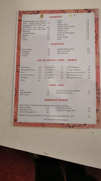 Restaurant Agra Laval à Laval menu
