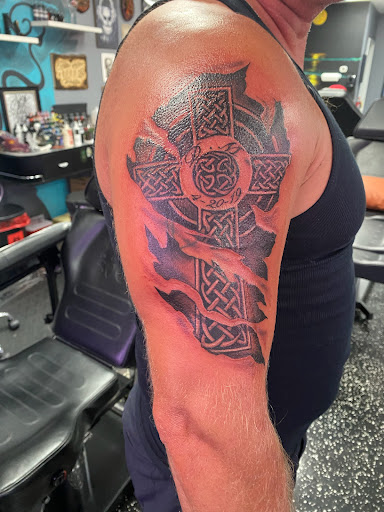 Explore poke and stick tattoo ideas, creative tattoo ideas in North Fort Myers, available at Loyal 2 The Coil Tattoos & Body Piercings