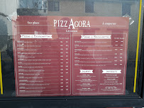 Restaurant italien Pizzagora à Antibes (la carte)