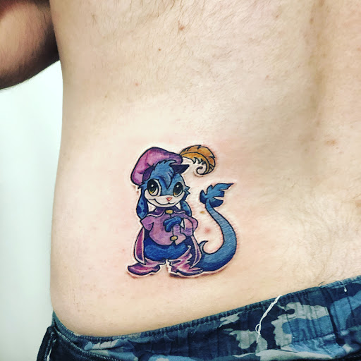 Explore finger print tattoo ideas, creative tattoo ideas in Scarsdale, available at Damm Nice Tattoo & Body Art