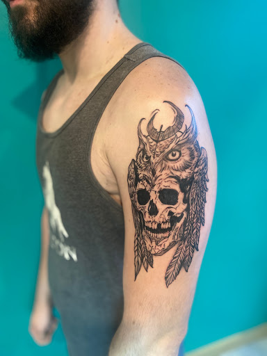 Explore ampersand tattoo ideas, creative tattoo ideas in Winooski, available at Bellevue Tattoo