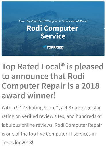 Computer Repair Service «Rodi Computer Service», reviews and photos, 600 E Main St, Allen, TX 75002, USA