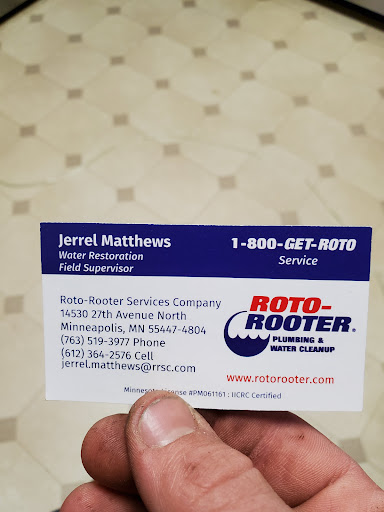 Plumber «Roto-Rooter Plumbing & Drain Services», reviews and photos, 14530 27th Ave N, Plymouth, MN 55447, USA