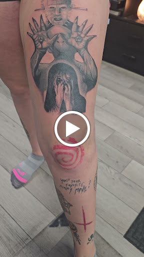 Explore front of neck tattoo ideas, creative tattoo ideas in Cuyahoga Falls, available at Sick Skins Skin Art Studio