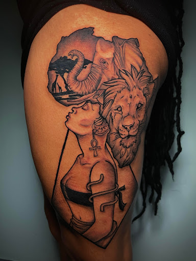 Explore barbie movie tattoo ideas, creative tattoo ideas in Atlanta, available at Iron Palm Tattoos & Body Piercing Atlanta