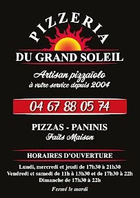 Photos du propriétaire du Pizzas à emporter Pizzeria du grand soleil à Lodève - n°2