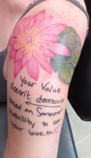 Explore unique lettering tattoo ideas, creative tattoo ideas in Rochester, available at American Pride Tattoos Rochester