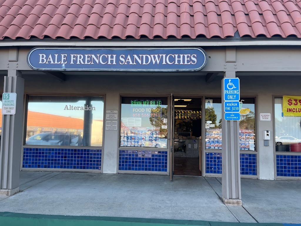 Bale French Sandwich Mira Mesa 92126