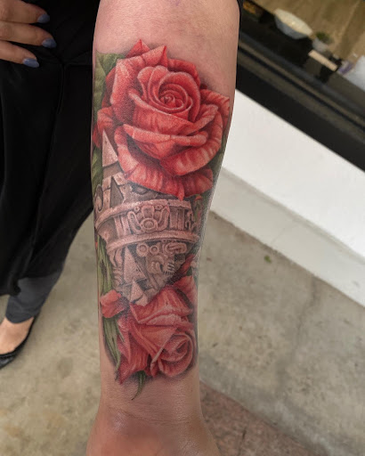 Explore roman catholic tattoo ideas, creative tattoo ideas in Austin, available at Aura IV Tattoo Gallery