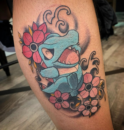 Explore dance tattoo ideas, creative tattoo ideas in Transfer, available at Studio Antherium Tattoo